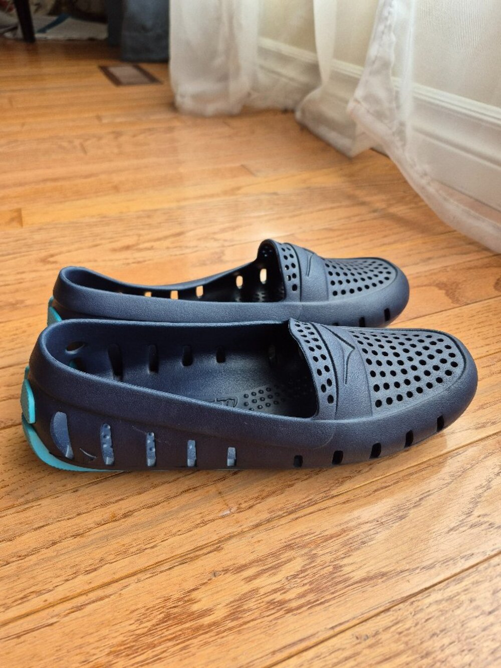 Floafers Posh Driver Loafers Rubber Water Shoes 8 Navy